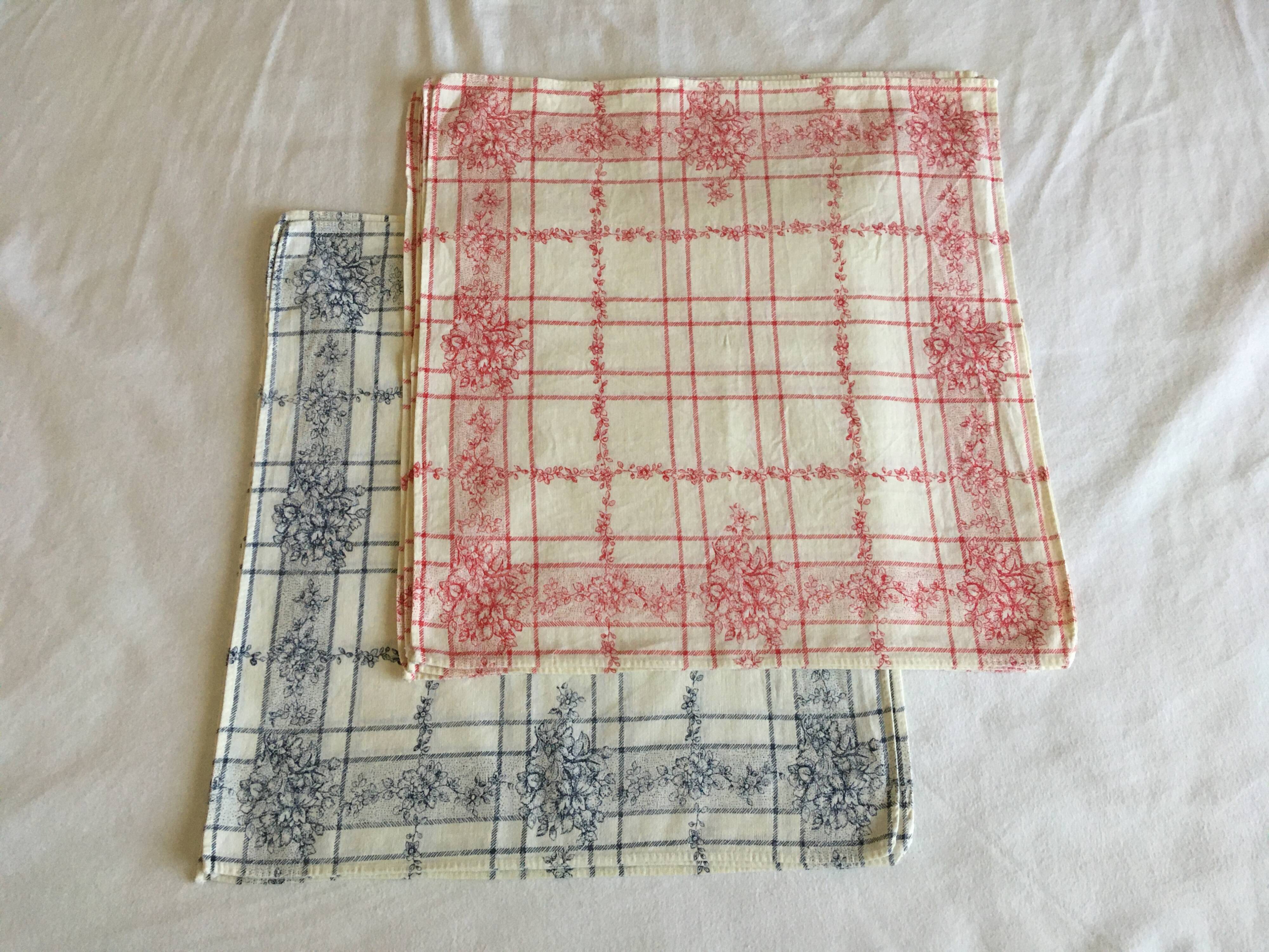12 serviettes de table provençales 42 x 40