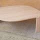 Table basse vintage en travertin par les éditions Roche Bobois