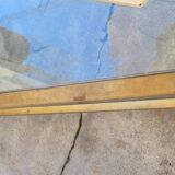 Table basse design en laiton style Jansen - 1970s