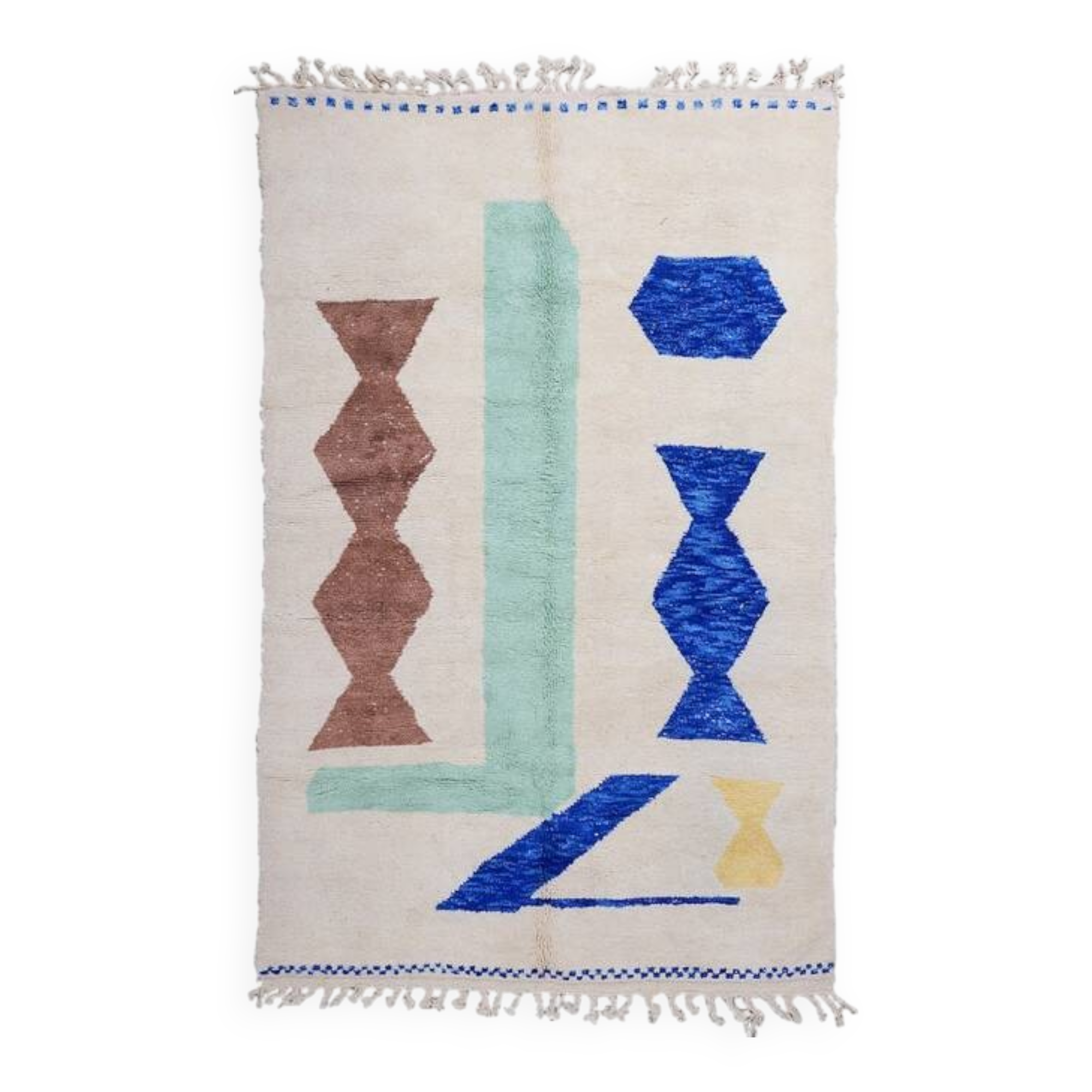 Tapis azilal fait à la main traditionnel 250cm x 150cm