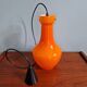 Suspension Space age in opaline orange, Targetti Sankey, 1960-70