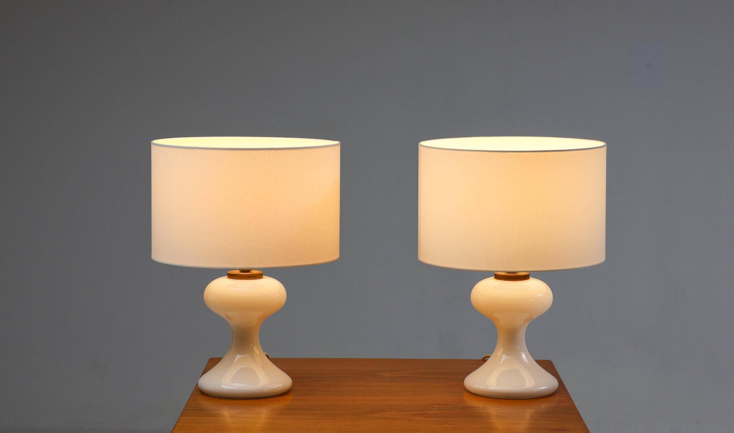 Lampes de table blanches ML1 par Ingo Maurer pour M-Design