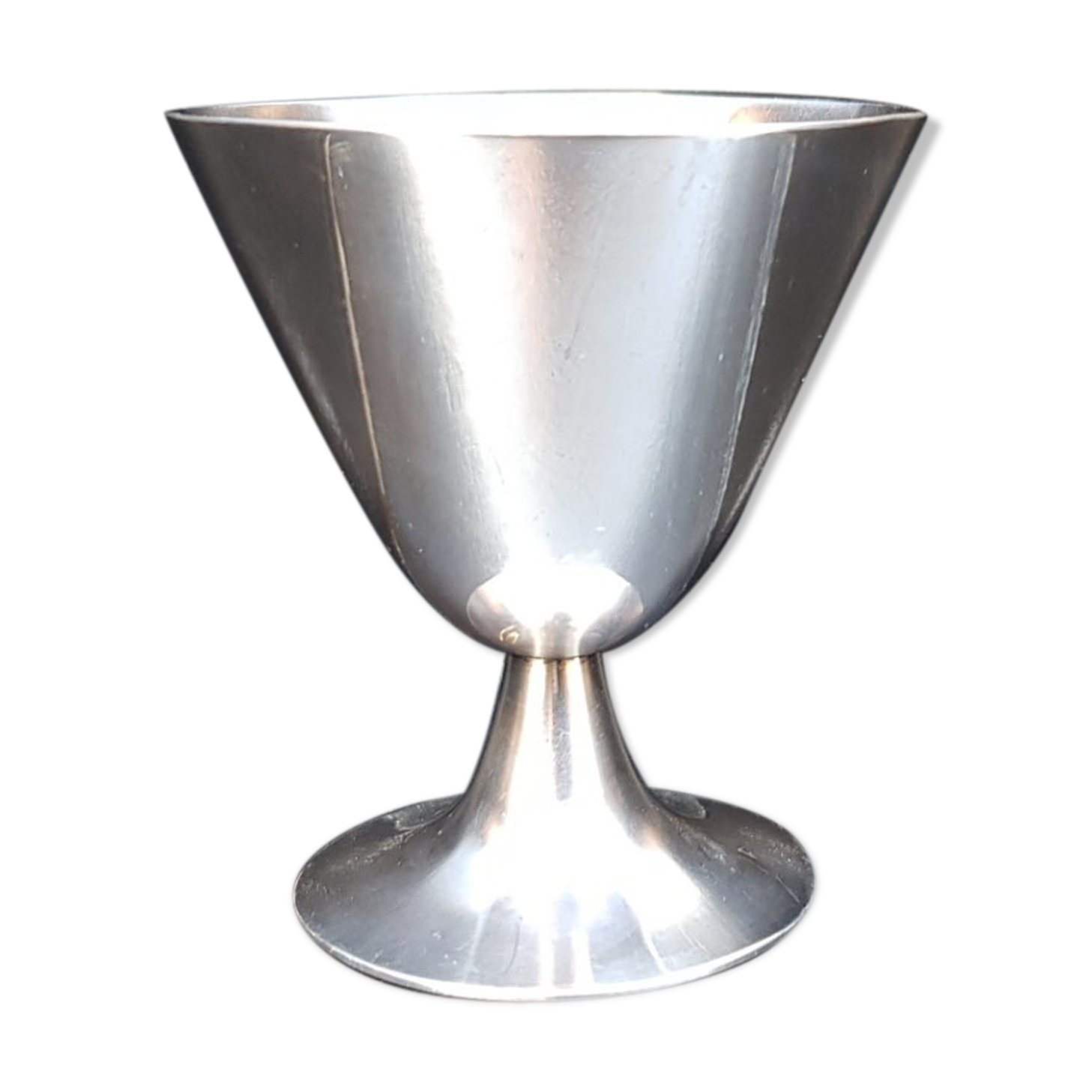 Timbale Christofle Modèle NEW – Gravée 'Nicolas', Argent Plaqué, France