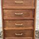 Commode chiffonnier vintage pieds compas design annees 60