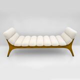 Adrian Pearsall Mid-Century Modern Walnut Chaise Lounge by Craft Associates