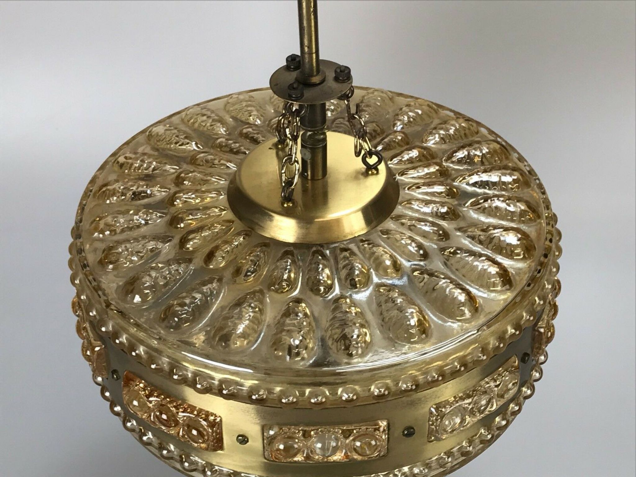 Lampe suspendue en laiton