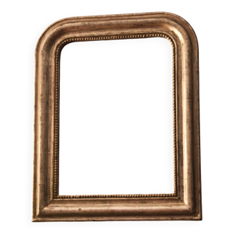 Louis Philippe mirror with silver leaf