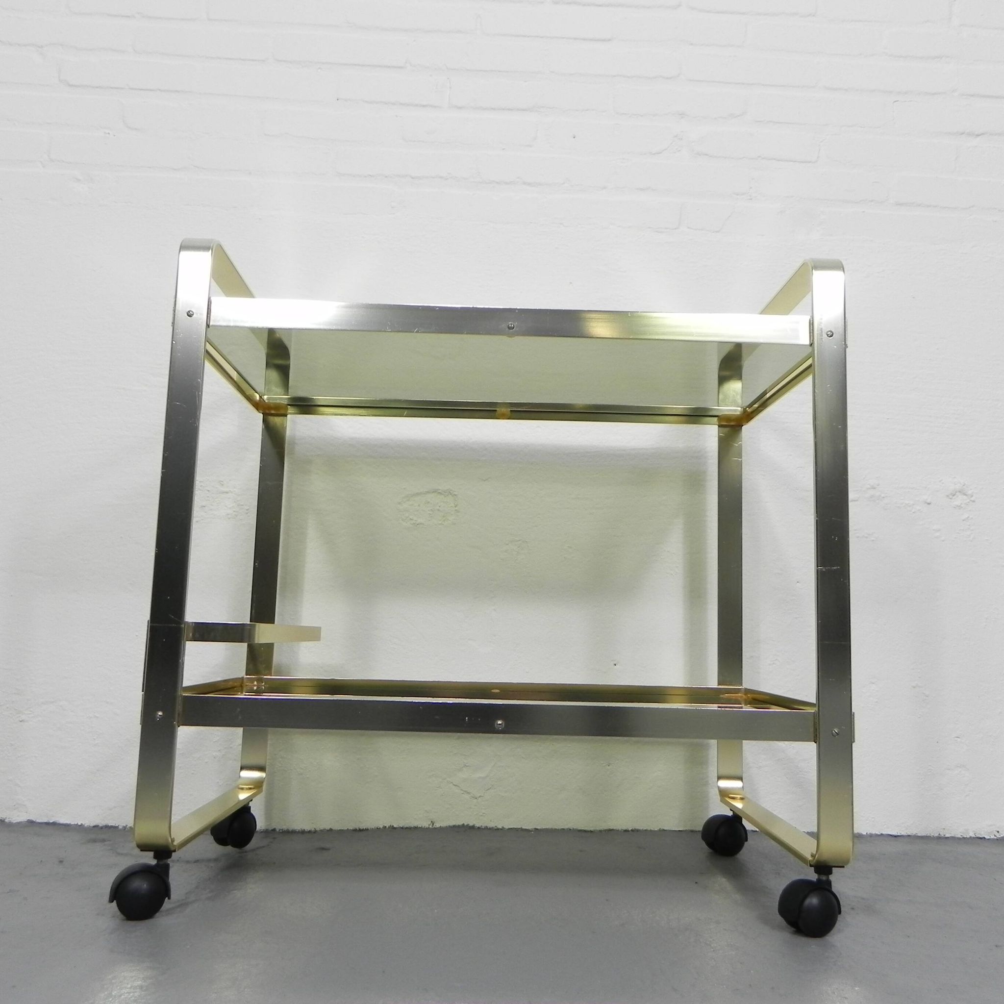 Vintage space age drinks bar cart by Av Handwerk