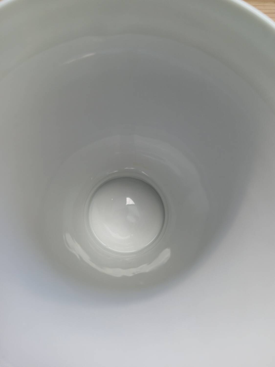 White porcelain vase