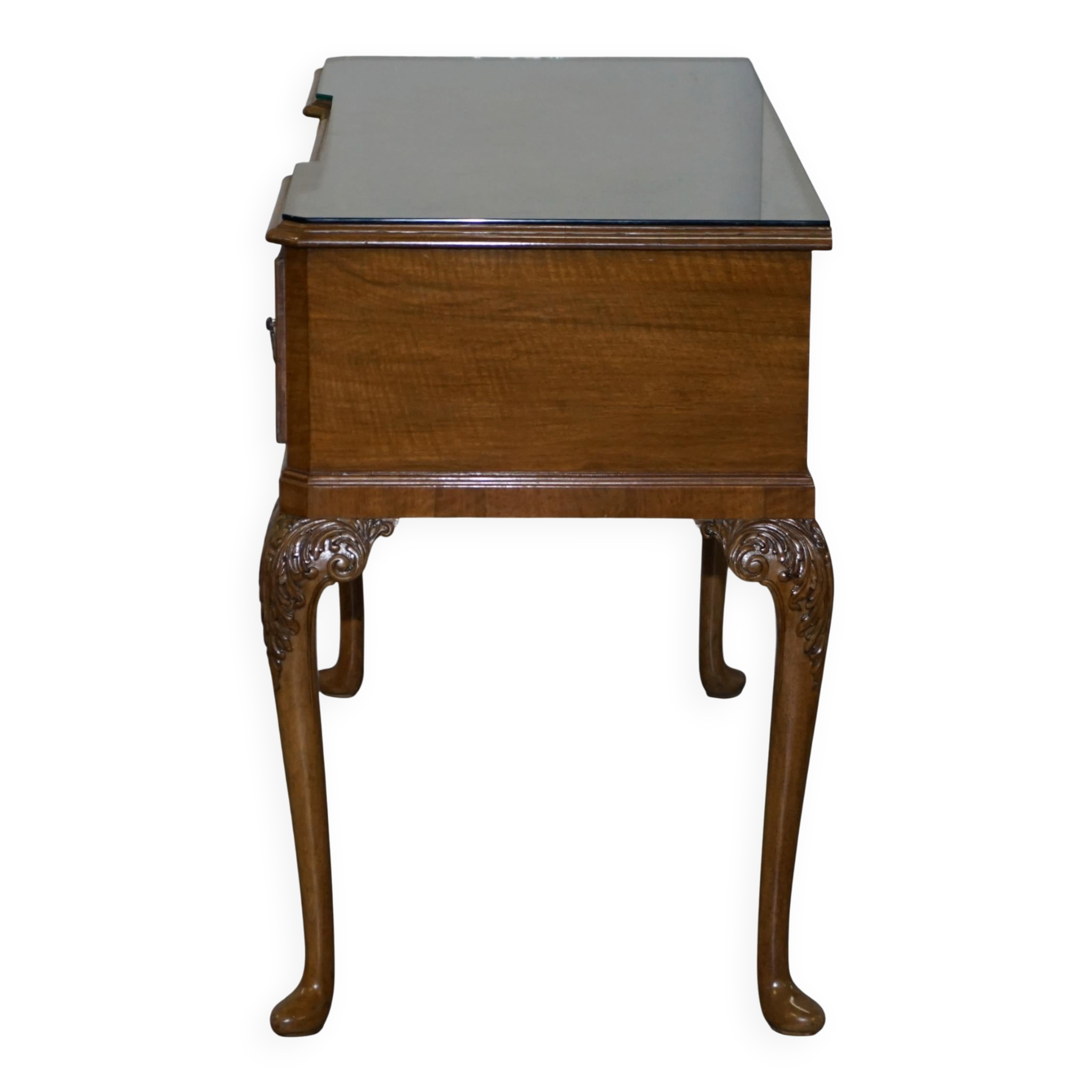 Console Burr Walnut Art Deco Denby & Spinks Breakfront