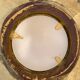 Mirror sun or wooden witch, gilded with gold leaf, diameter 41 cm