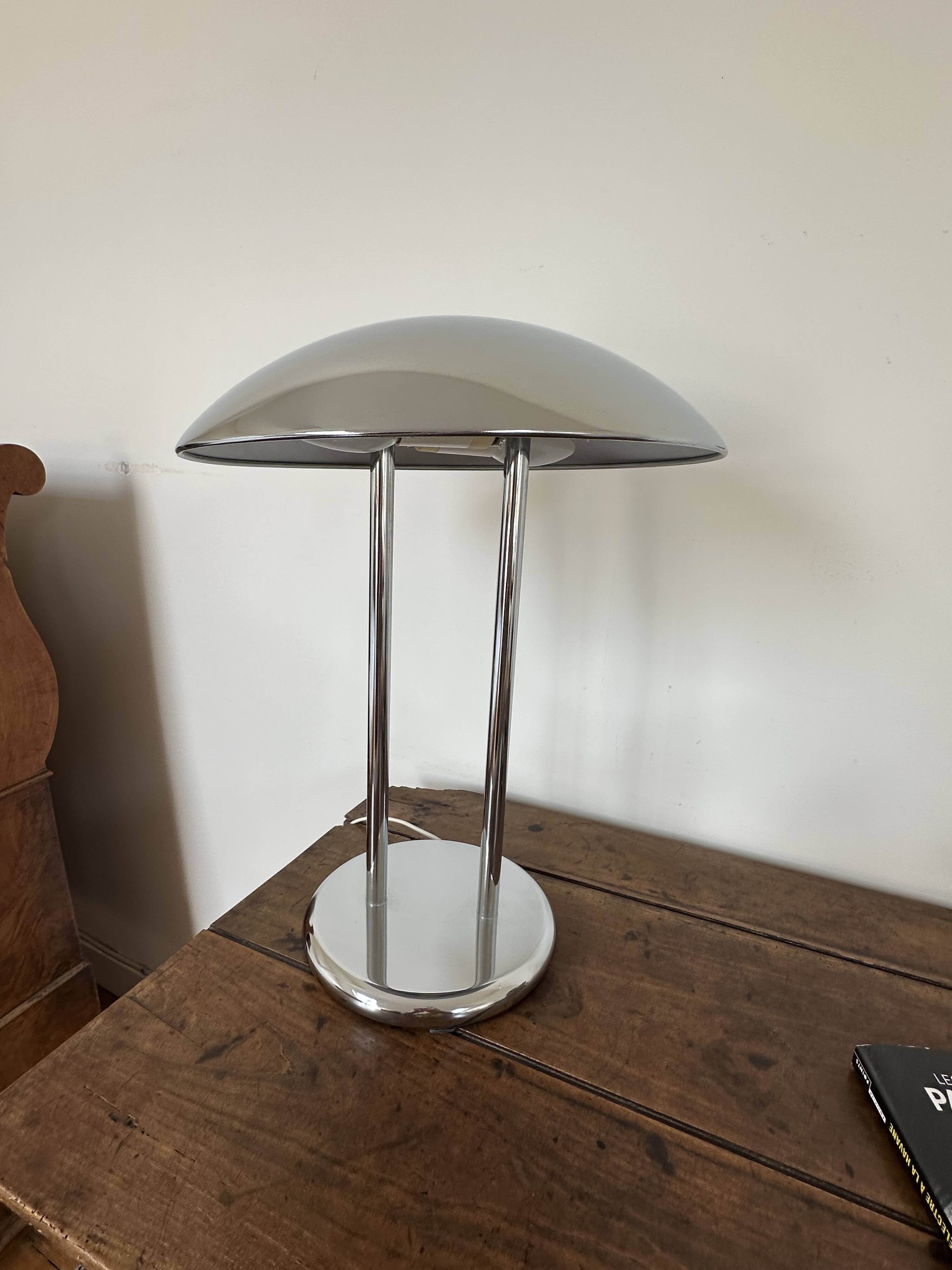 Art Deco Style Metal Lamp