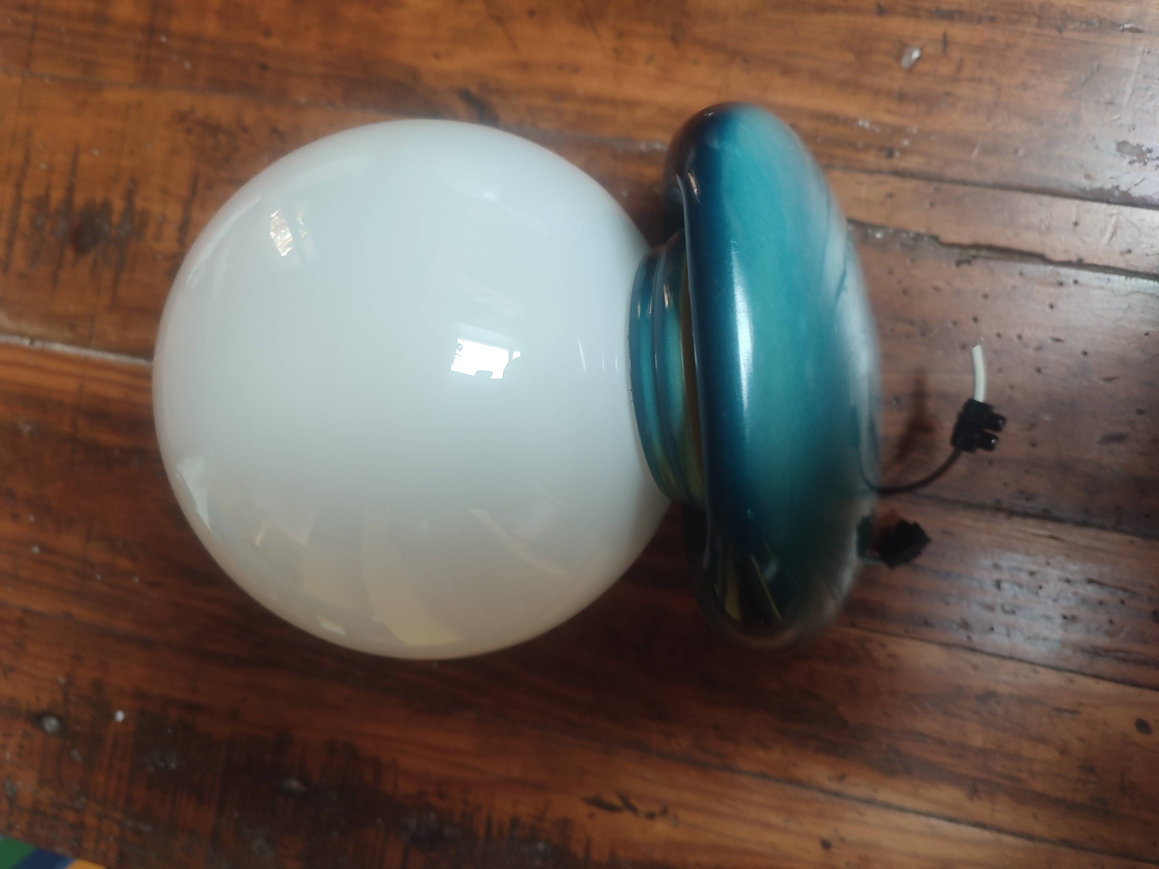 Rare pair of 70s wall lights
