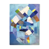Tableau Bleu Abstrait