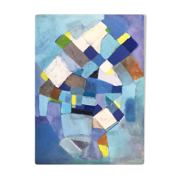 Abstract Blue Table