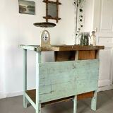 Mint-colored workshop furniture