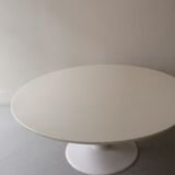 Fiberglass tulip coffee table, design 1970