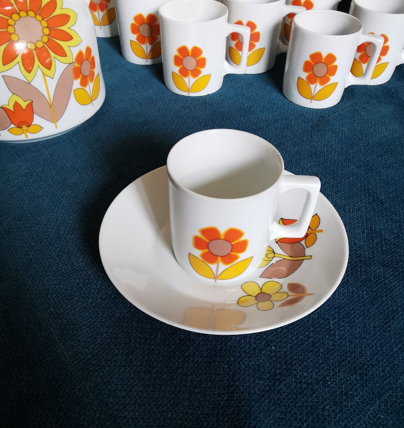 L. Lorioux coffee set 10 cups