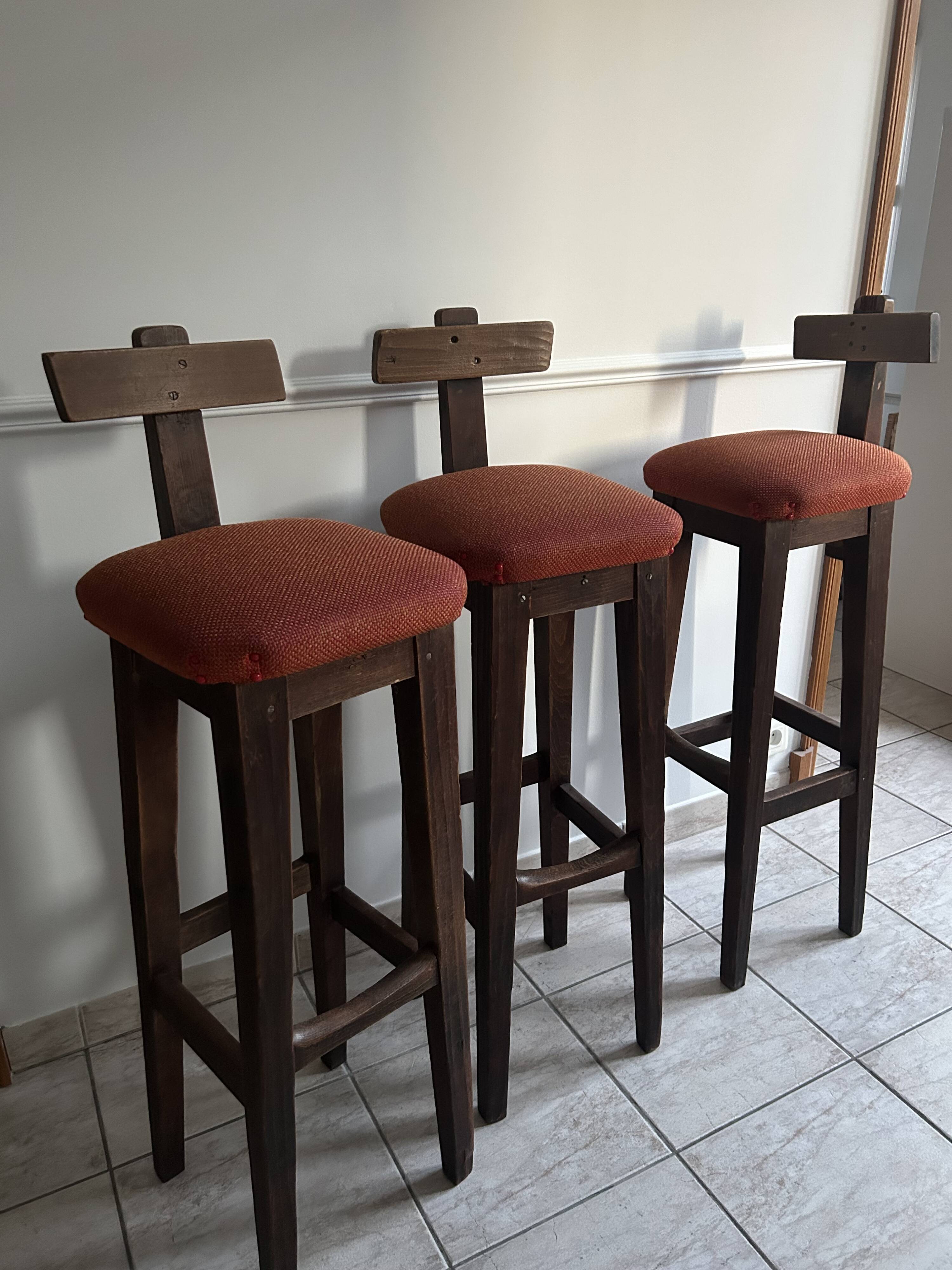 Rustic bar stool