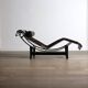 Cassina LC4 Chaise Longue In Ponyskin By Le Corbusier and Charlotte Perrian