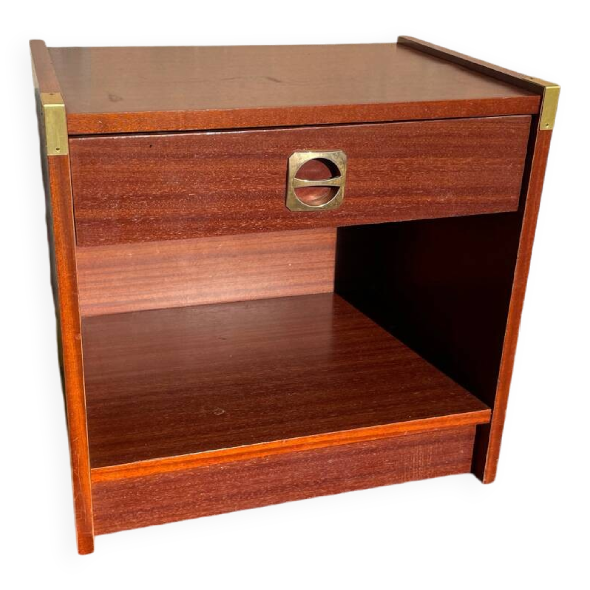 boat style nightstand / bedside table