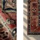 Vintage Hand-Woven Middle Eastern Oriental Hamadan Kamse Rug, 1960s