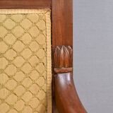 Mahogany landing sofa, Restoration period – Part 1, 19th century