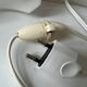 Lampe de chevet vintage en plastique moulé 1960