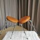 Pair of vintage stools "spindle feet"