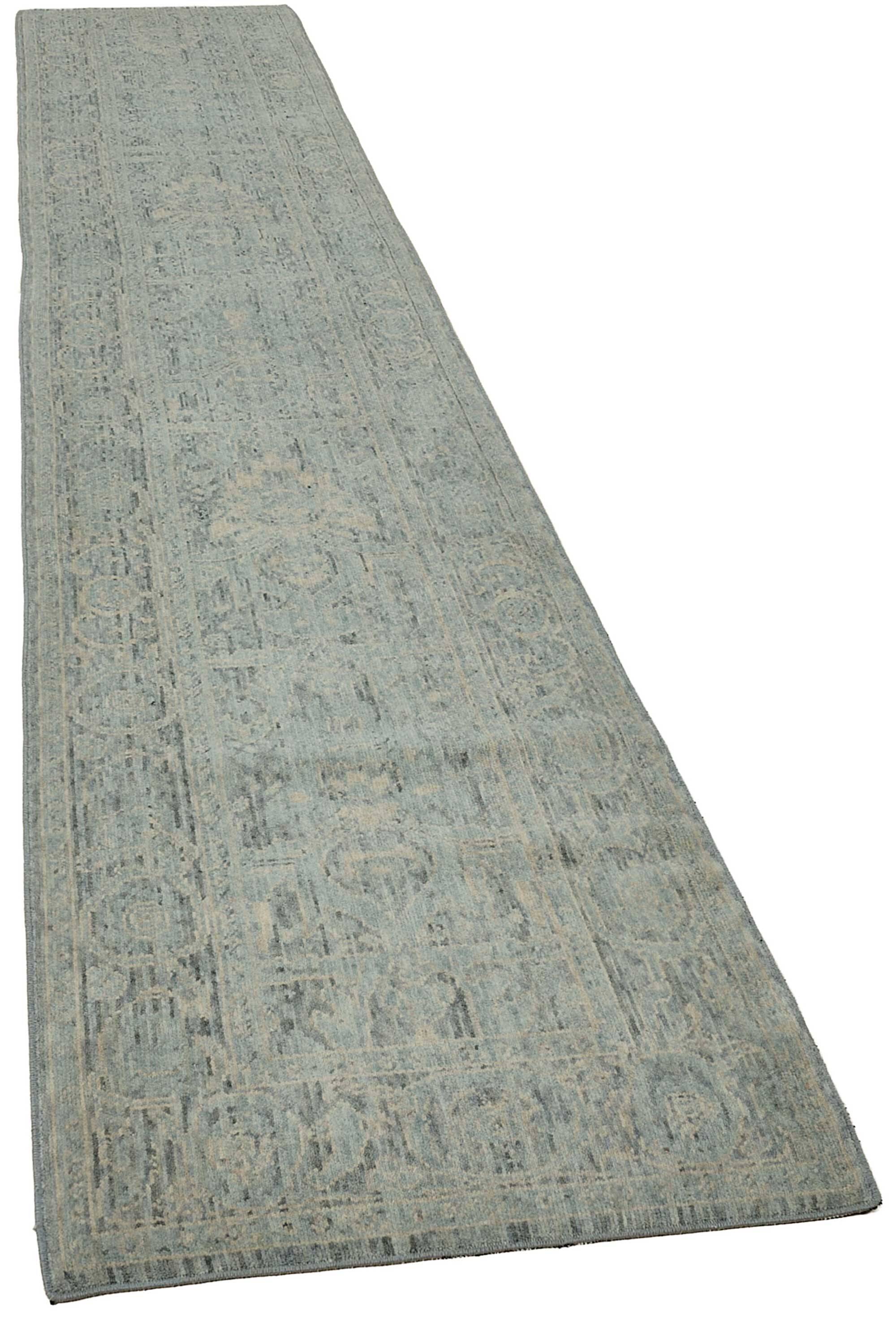 Turkish Handcrafted Loom Oushak Rug 73 cm x 387 cm