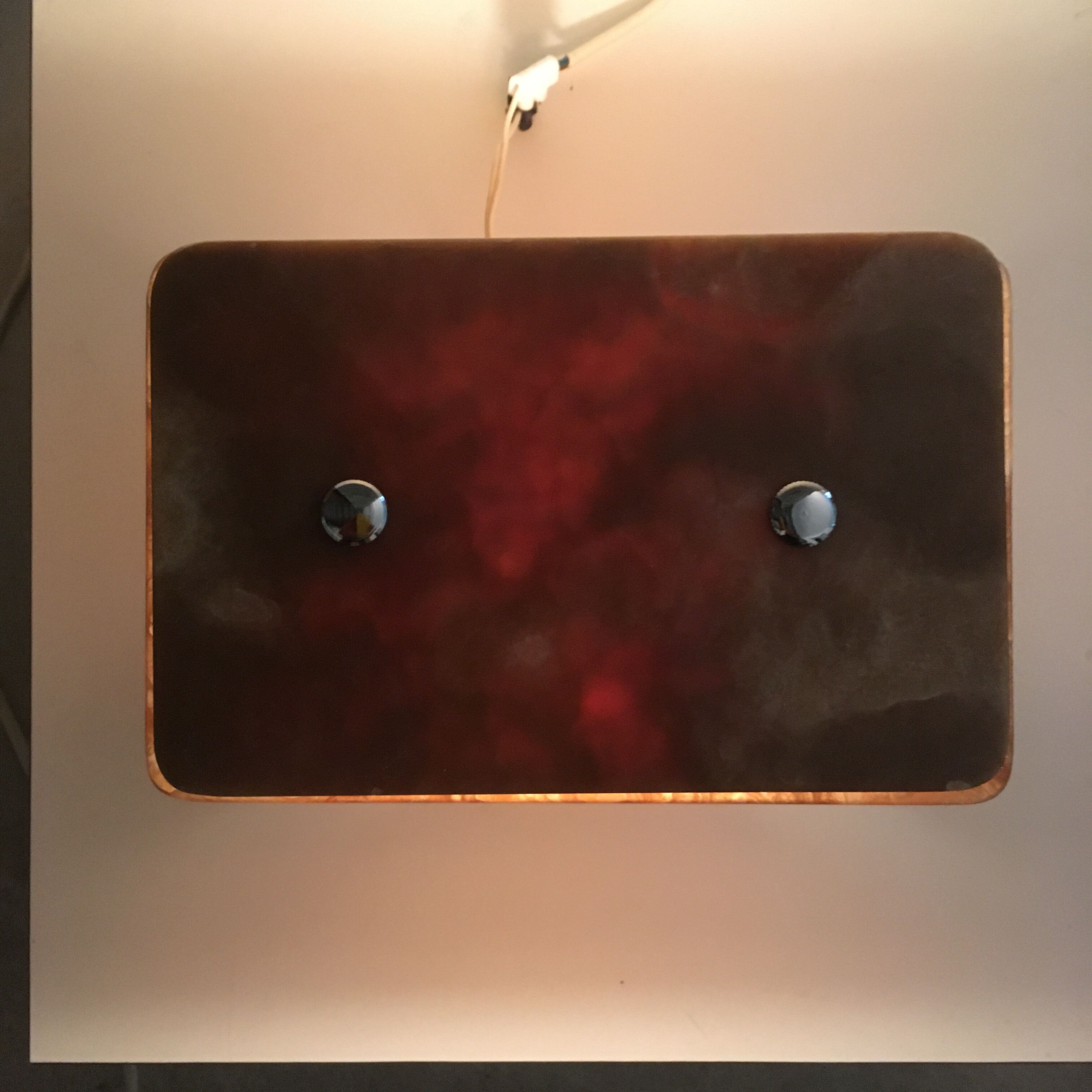 Pair of lupi marble sconces made in Italy 1960
