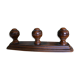 Porte manteaux 3 patères bois