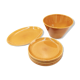 Service esterel 8 ceramic plates salins graphic honey color