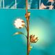 Vintage flower floor lamp