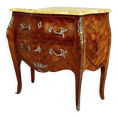 Neo-Rococco Inlaid Dresser Veneered with Mahogany, 1930