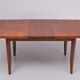 Extendable dining table in walnut wood by Jindrich Halabala 1960