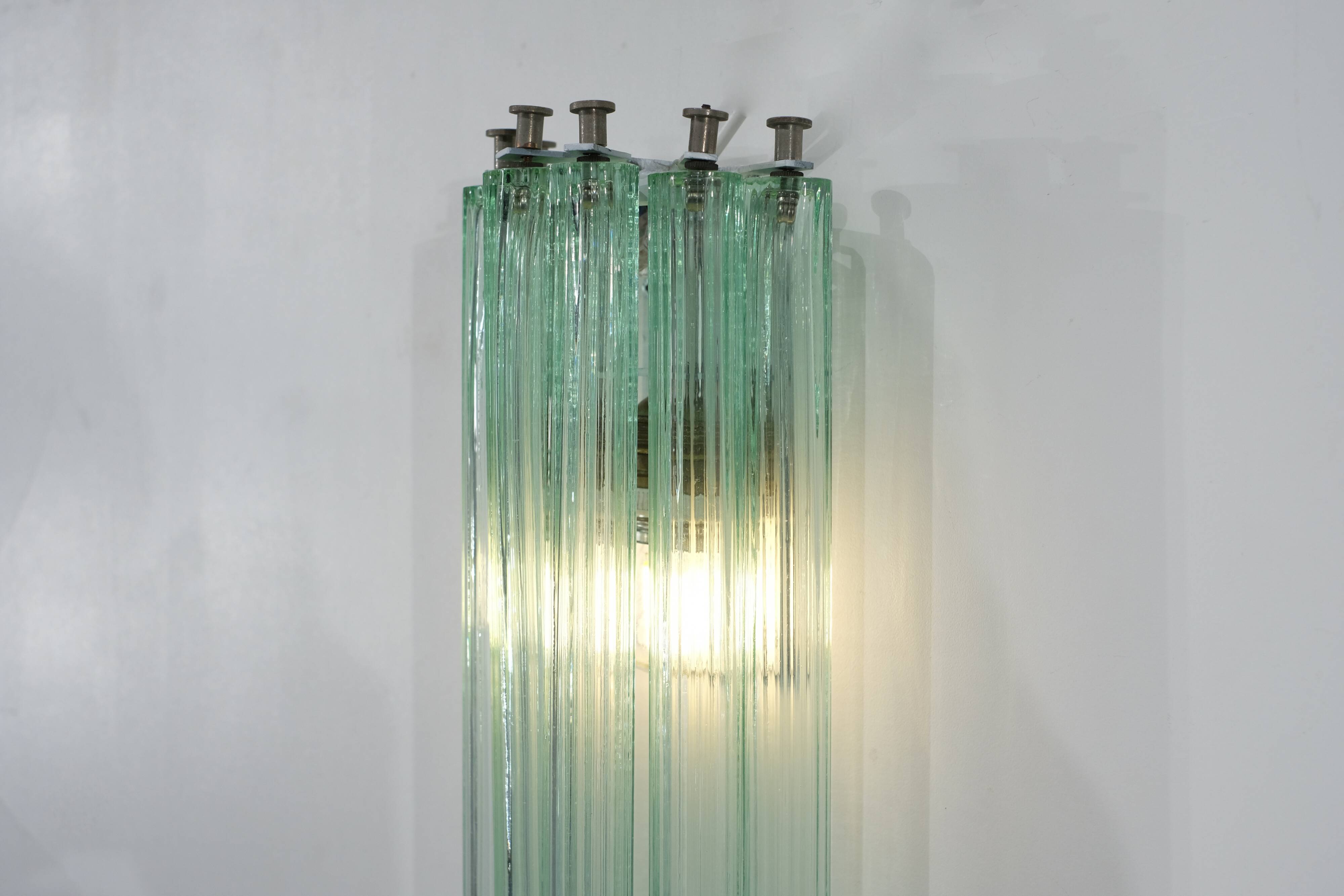 Murano glass wall light, Italy, 1960s.