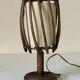 Vintage rattan lamp, 60s design