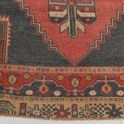 4x7 Navy Blue & Red Vintage Persian Rug, 136x224Cm