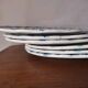 6 plates in earthenware iron by LG