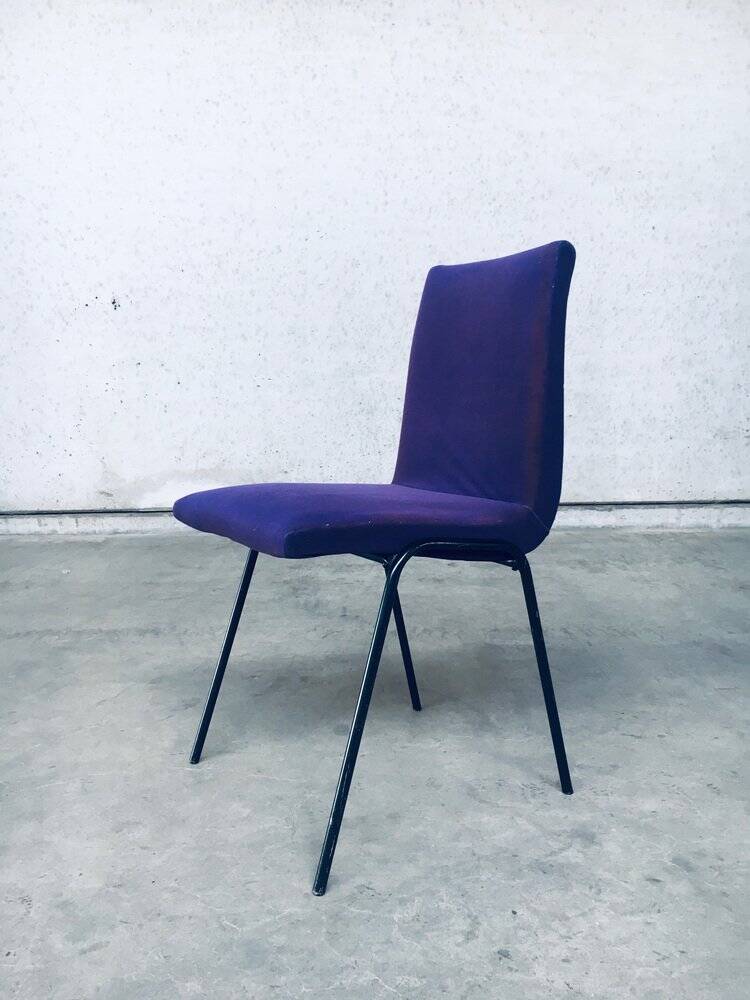 Set of Mid-Century Modern Robin Chairs by Pierre Guariche for Meurop, Belgium, 1950s