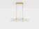 Ceiling light by Roberto Volonterio and Cesare Benedetti, brass and glass, 1980.