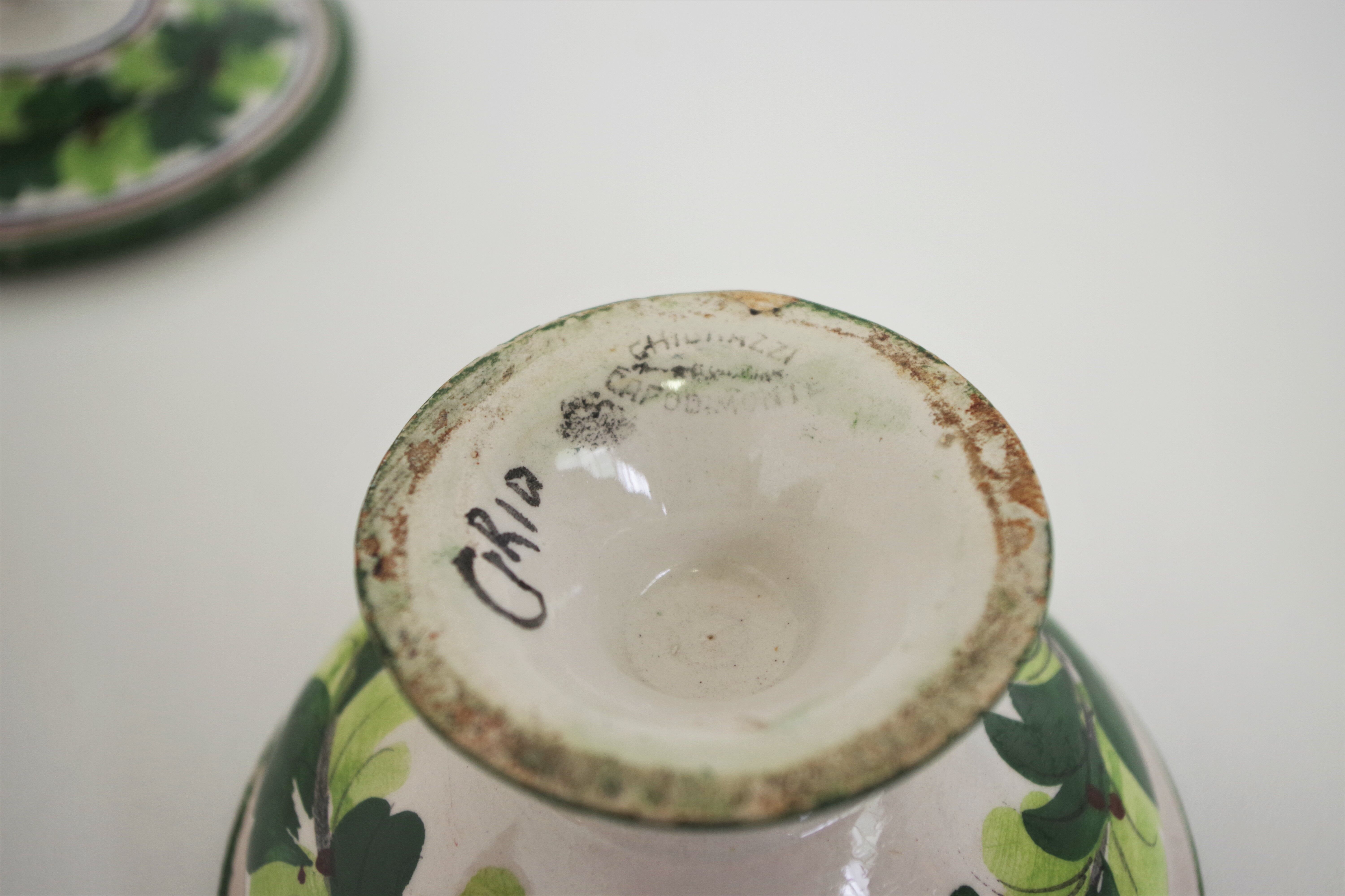 Assiette bonbon de capodimonte, 1960