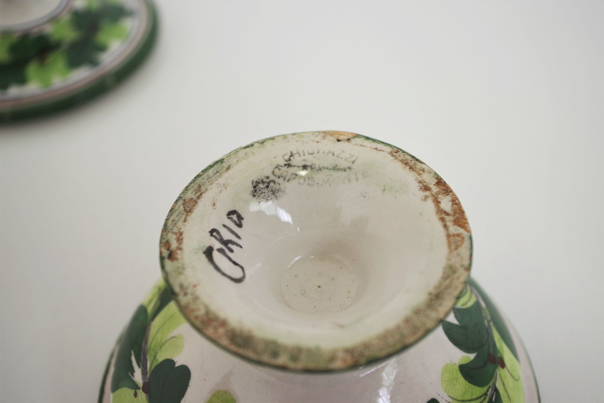 Assiette bonbon de capodimonte, 1960