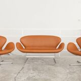 Arne Jacobsen Ensemble chaise et canapé Swan