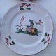 Set of 4 antique polychrome earthenware plates – Chinese decoration