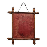 Vintage Faux Bamboo Mirror, 1950s