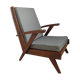 Scandinavian 50s vintage armchair