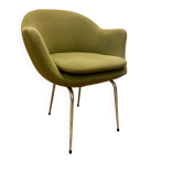 Fauteuil vert vintage