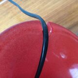 Vintage glass mushroom table lamp